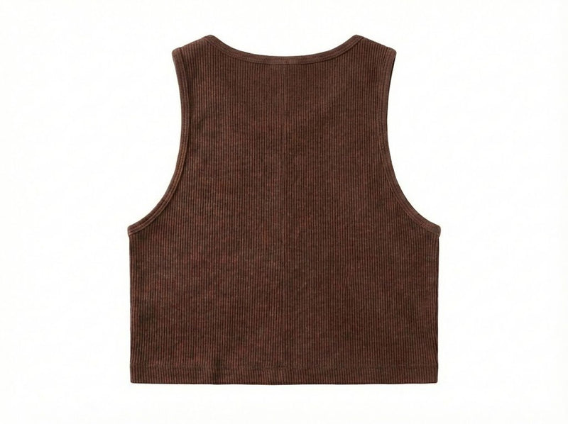 Hugfit Dikişsiz Bralet - Kahve Arkadan