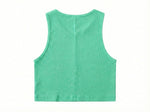 Hugfit Dikişsiz Bralet - Mint Yeşili Arkadan