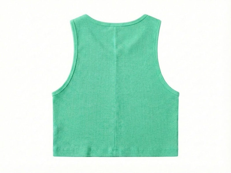 Hugfit Dikişsiz Bralet - Mint Yeşili Arkadan