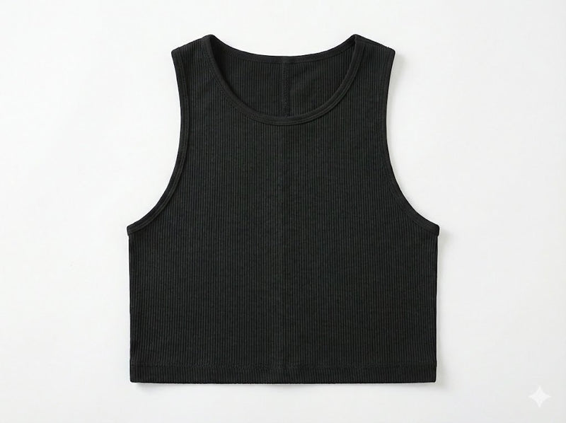 Hugfit Dikişsiz Bralet - Siyah Önden